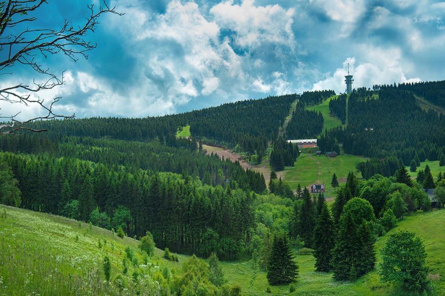Apartman Venus S Velkou Terasou Лоучна-под-Клиновцем Экстерьер фото